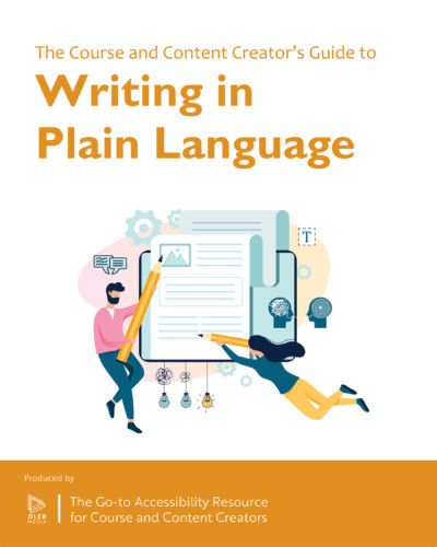 Book Cover for The Course and Content Creator’s Guide to Writing in Plain Language